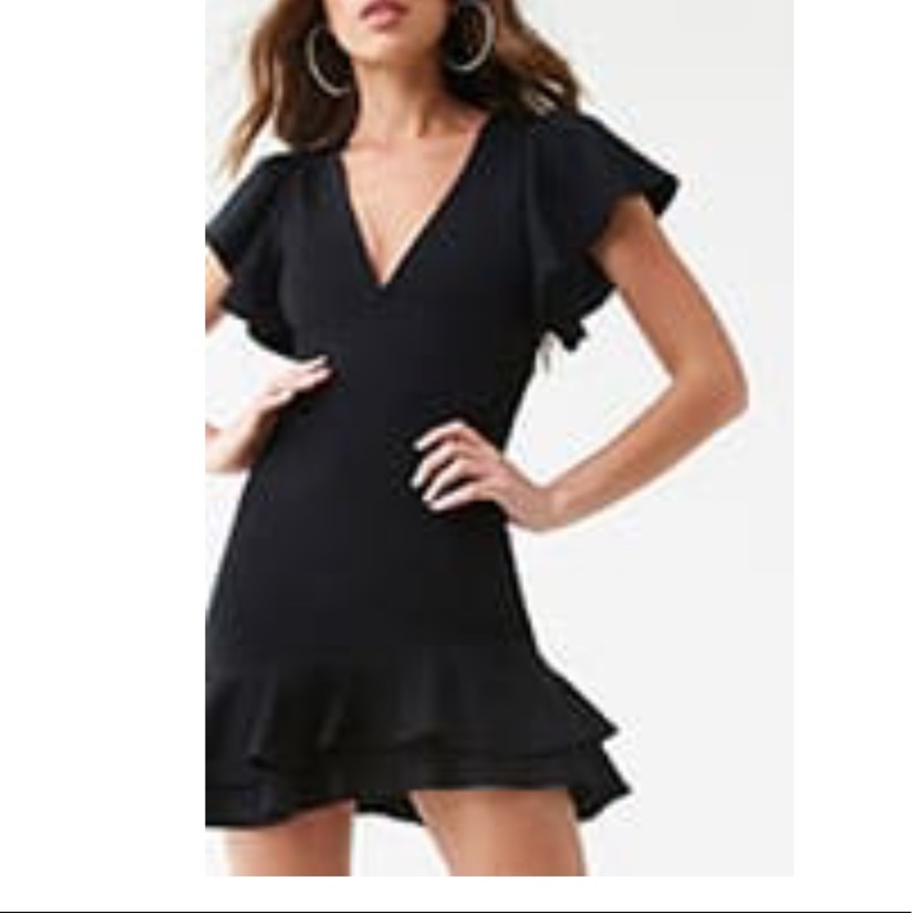 Wedding guest dress-black dress